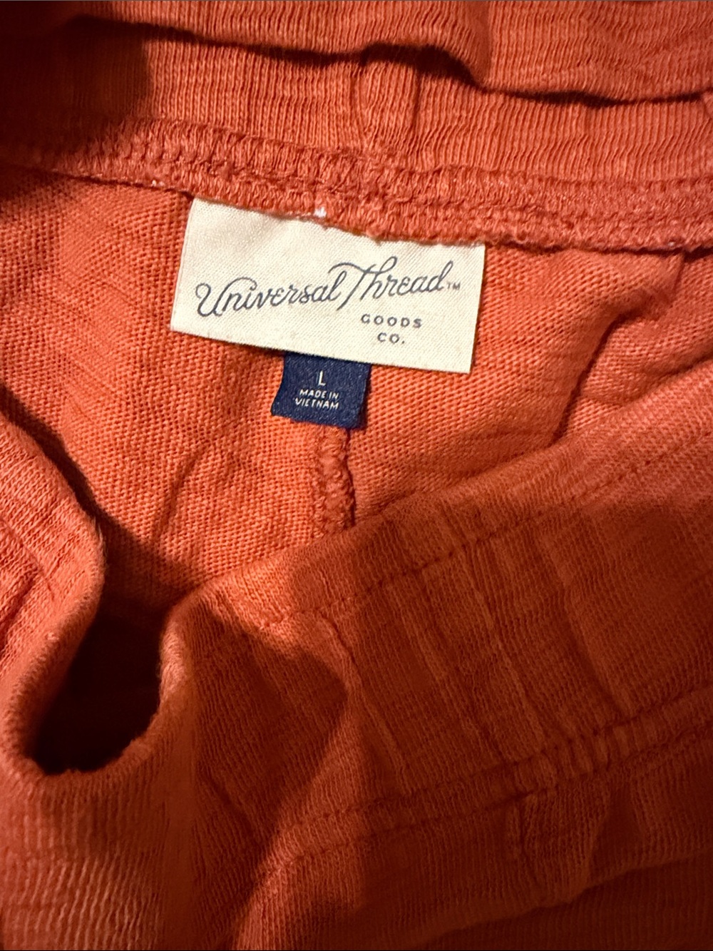 Universal Threads Casual Two-Piece Orange Lounge Set - Picture 2 of 3